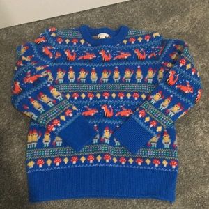 Adorable Crewcuts Sweater Gnomes Foxes Toadstools